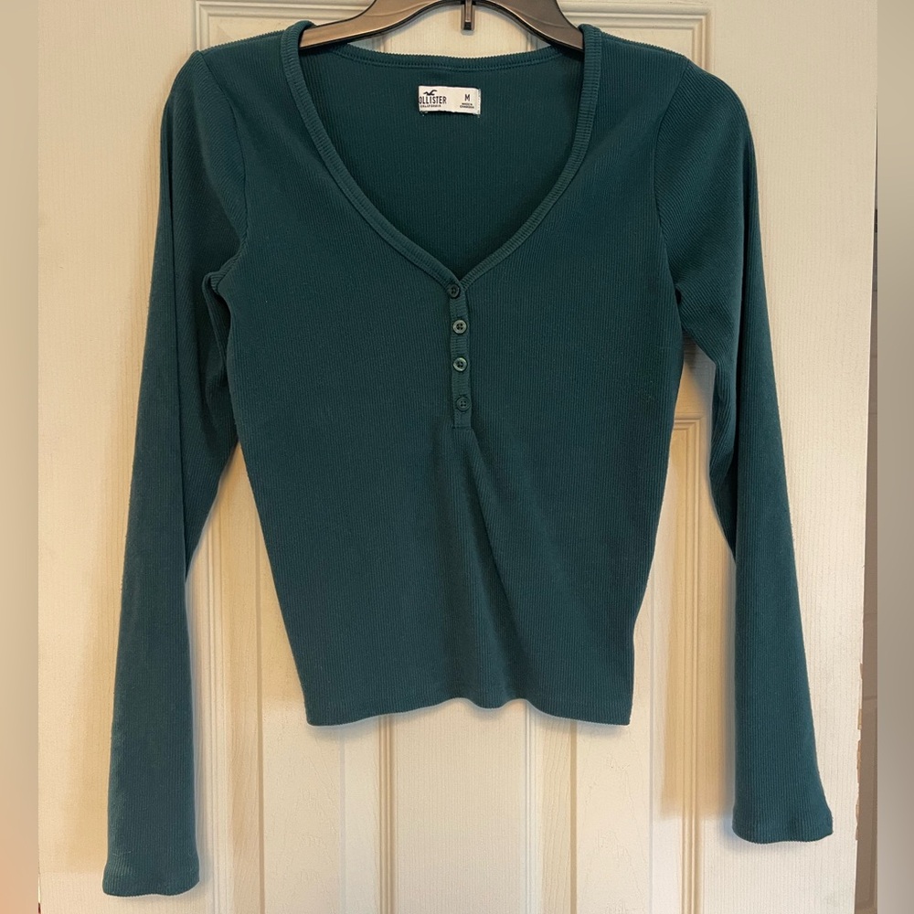 Dark Green Hollister Longsleeve